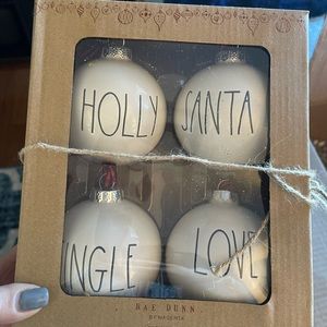 Rae Dunn ornaments